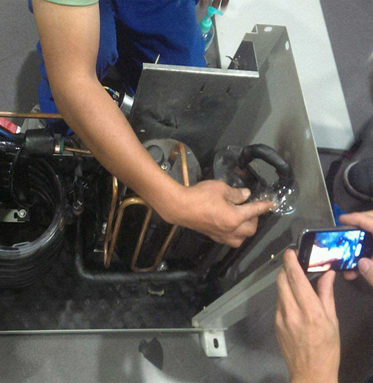 南票维修空调制冷效果差